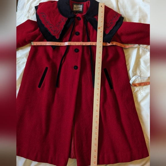 Rothschild sz6X gorgeous vintage red wool jacket EUC - Picture 5 of 11